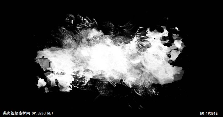 水墨水彩和笔刷 -Splatter08 视频素材下载