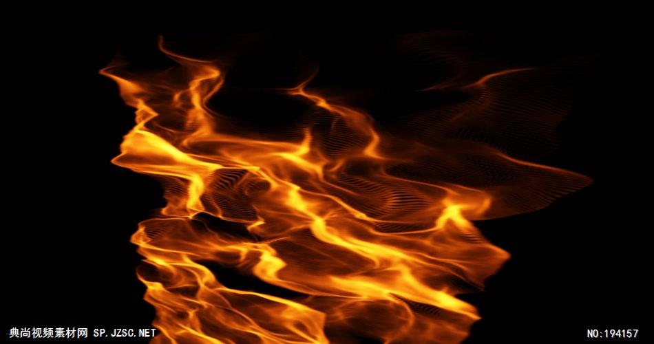 熊熊火焰燃烧的动态素材Flames 视频素材下载