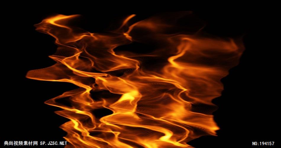 熊熊火焰燃烧的动态素材Flames 视频素材下载