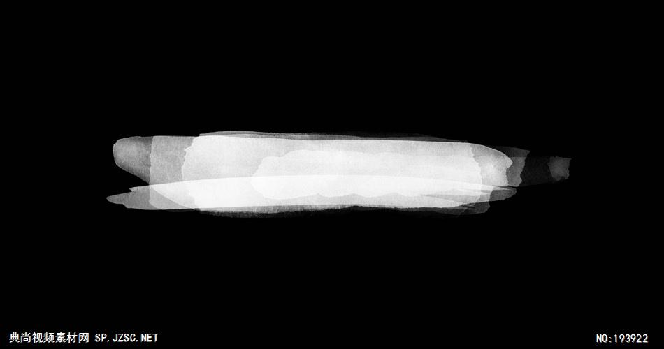 水墨水彩和笔刷 -BrushStroke10 视频素材下载