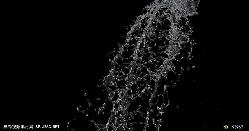 水流、水溅开   splash01slowmotion 视频素材下载