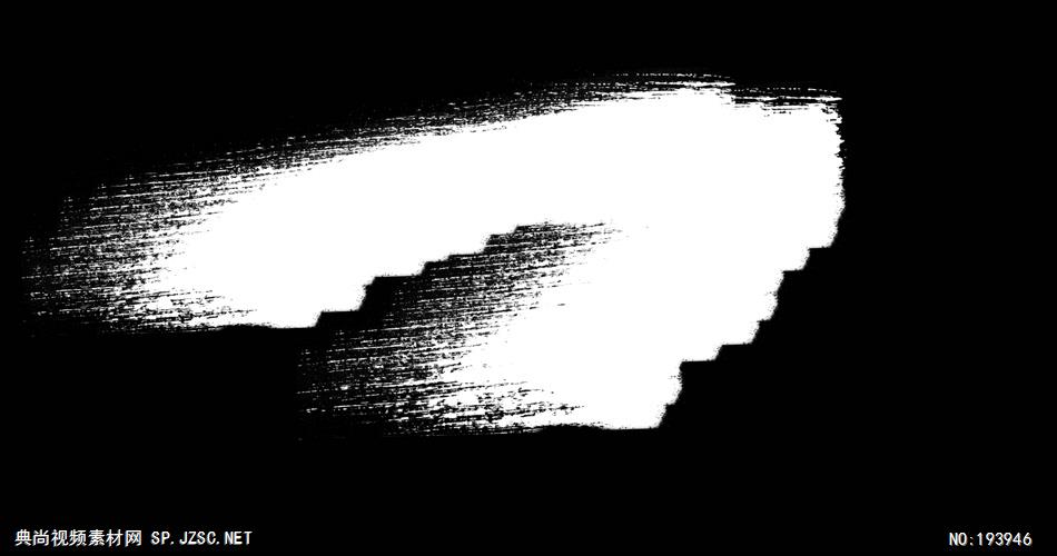 毛笔笔刷涂抹   -  _scratchypaintstrokeh4 视频素材下载