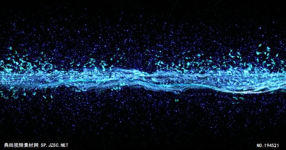 粒子光线银河素材  Bluelightbeam 视频素材下载