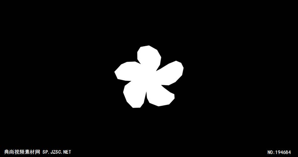 纸质装饰元素  (   )Flower4Luma 视频素材下载
