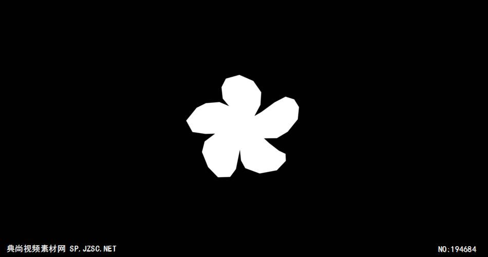 纸质装饰元素  (   )Flower4Luma 视频素材下载