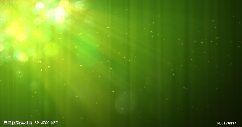 绿色的粒子光斑背景素材  NaturalGlowHD 视频素材下载