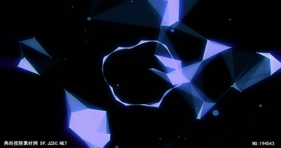 粒子点线素材 PlexusFly02 视频素材下载