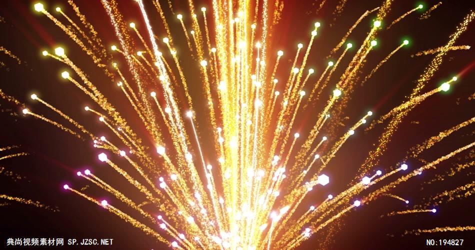 绚烂的火树银花素材firework 视频素材下载