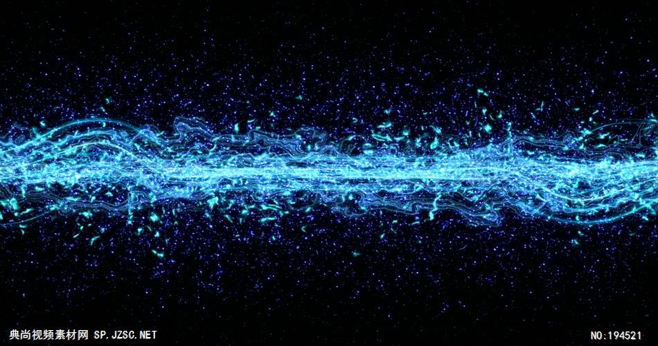 粒子光线银河素材  Bluelightbeam 视频素材下载