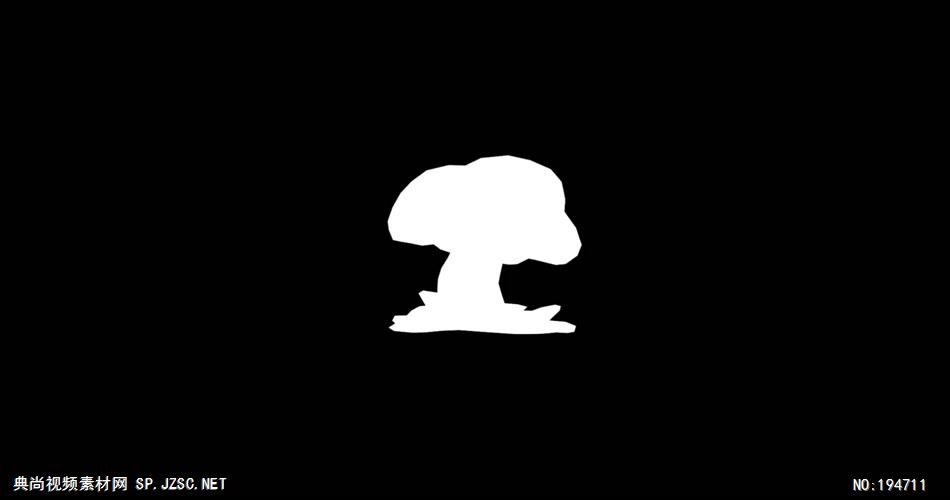 纸质装饰元素  (   )ushroom2Luma 视频素材下载