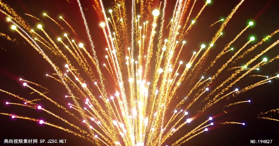 绚烂的火树银花素材firework 视频素材下载