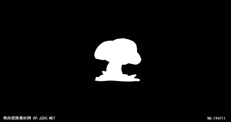 纸质装饰元素  (   )ushroom2Luma 视频素材下载