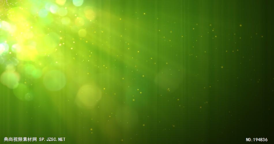 绿色的粒子光斑背景素材()  NaturalGlowHD 视频素材下载