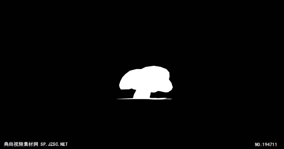纸质装饰元素  (   )ushroom2Luma 视频素材下载