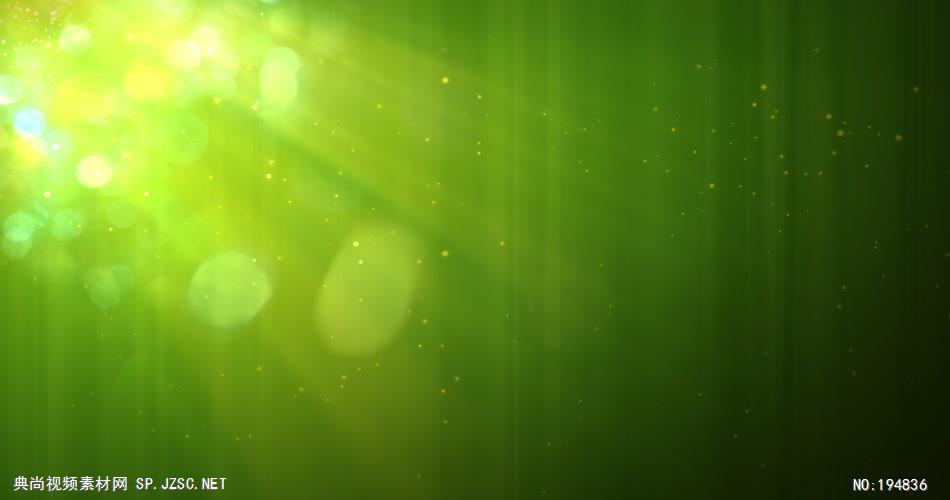 绿色的粒子光斑背景素材()  NaturalGlowHD 视频素材下载