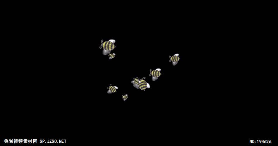 纸质装饰元素  (   )BeesFlying 视频素材下载