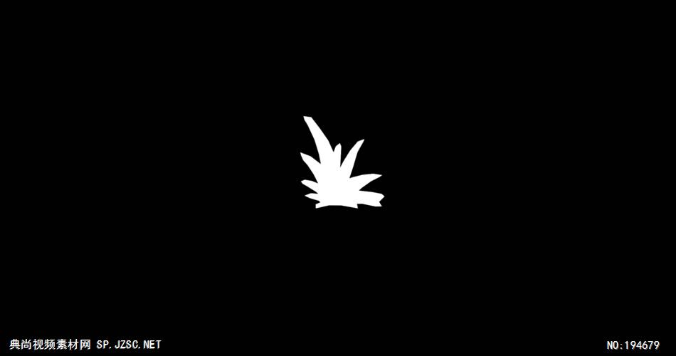纸质装饰元素  (   )Grass3Luma 视频素材下载