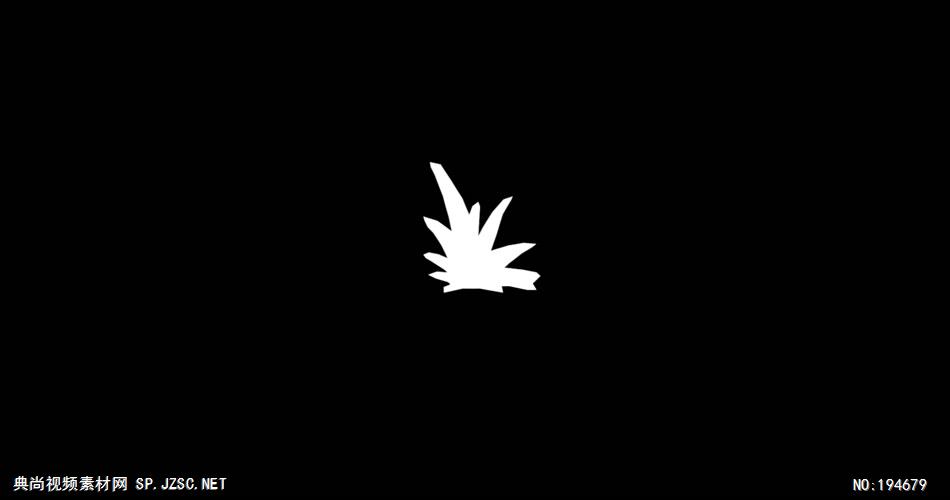 纸质装饰元素  (   )Grass3Luma 视频素材下载