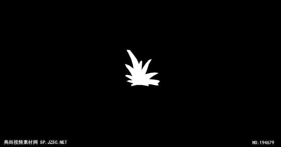 纸质装饰元素  (   )Grass3Luma 视频素材下载