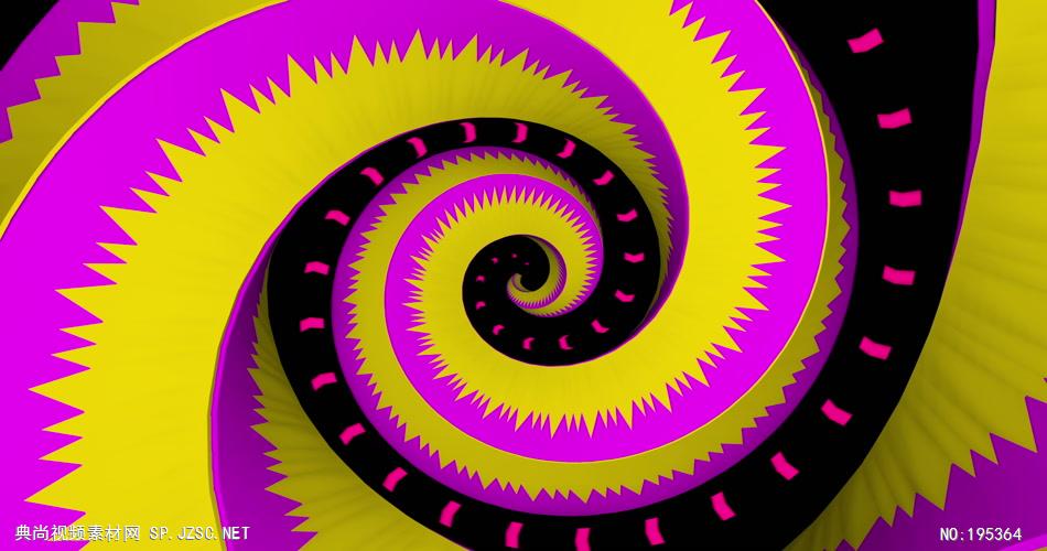 螺旋万花筒      ColorfulSpiral01 视频素材下载