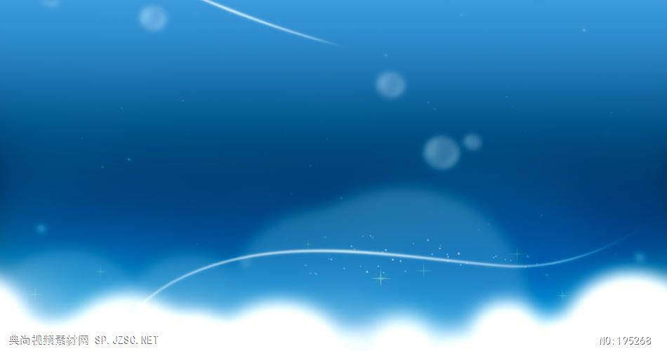 蓝色天空背景循环素材-柔软的感觉 SoftSkyHD 视频素材下载