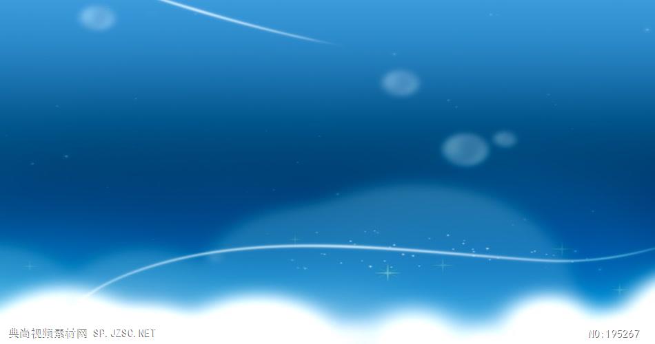 蓝色天空背景循环素材-柔软的感觉 SoftSkySD 视频素材下载