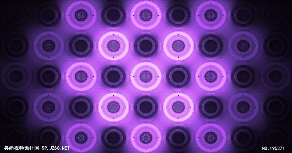 辉光圆圈背景素材，紫色风格      VJPurpleGlowingDiscs1 视频素材下载