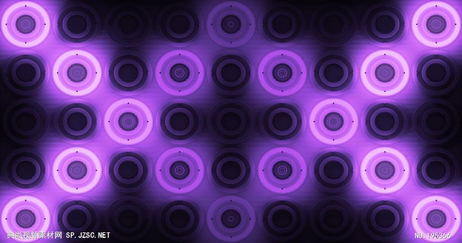 辉光圆圈背景素材，紫色风格      VJPurpleGlowingDiscs12 视频素材下载