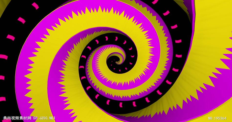 螺旋万花筒      ColorfulSpiral01 视频素材下载