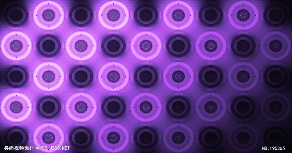 辉光圆圈背景素材，紫色风格      VJPurpleGlowingDiscs14 视频素材下载