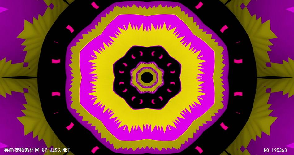 螺旋万花筒      ColorfulSpiral04 视频素材下载