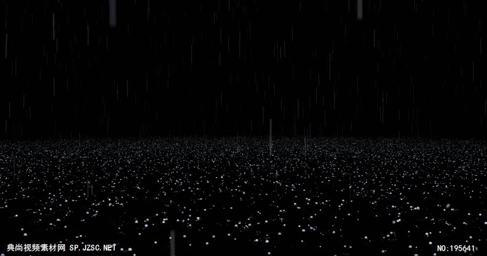 逼真下雨特效 07Hail 视频素材下载