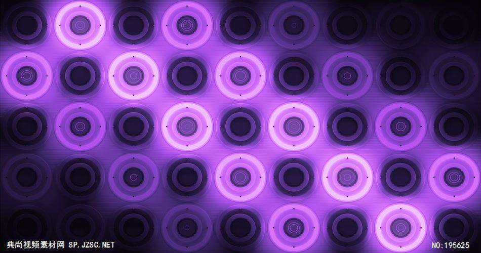 辉光圆圈背景素材，紫色风格      VJPurpleGlowingDiscs7 视频素材下载