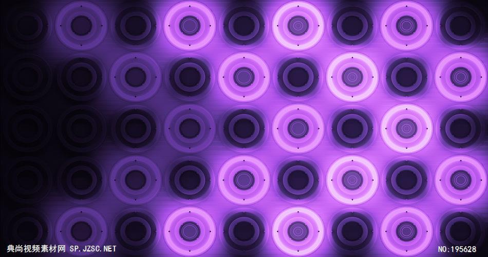 辉光圆圈背景素材，紫色风格      VJPurpleGlowingDiscs6 视频素材下载