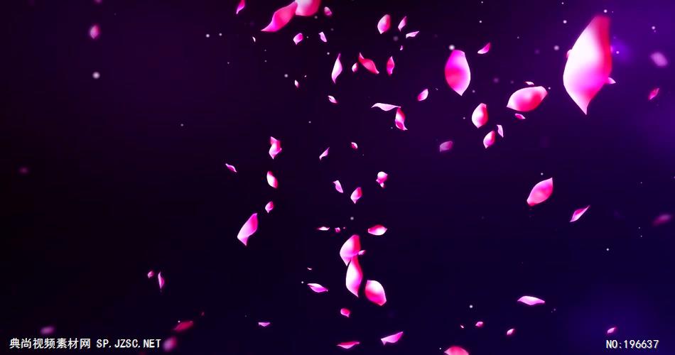 玫瑰d32916花瓣飘落唯美背景素材视频素材 led视频