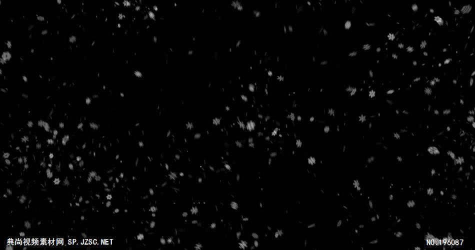 雪花飘落素材  Snow1 视频素材下载