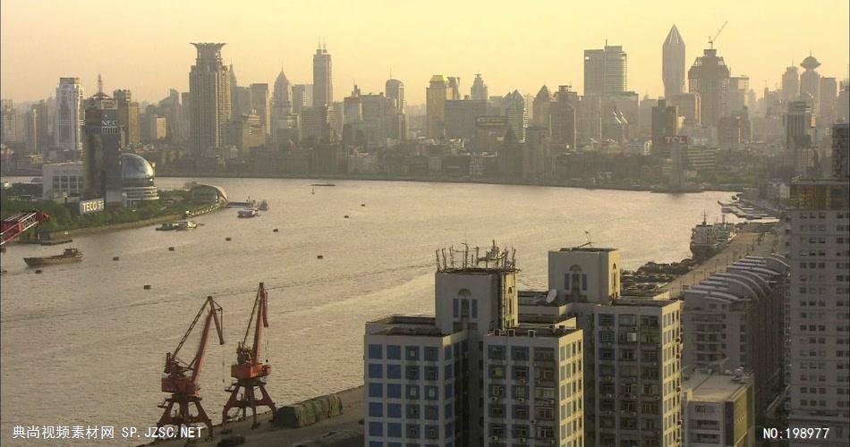 上海黄浦江（快速变化）上海高清宣传片上海各种高清实拍素材系列城市实拍视频 城市宣传片