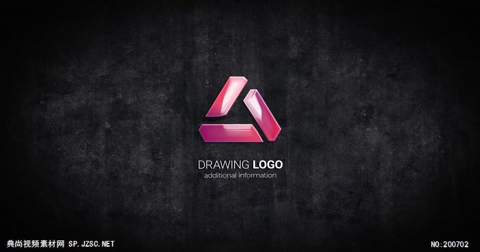 AE：素描手绘三维Logo生长动画ae特效素材下载网站