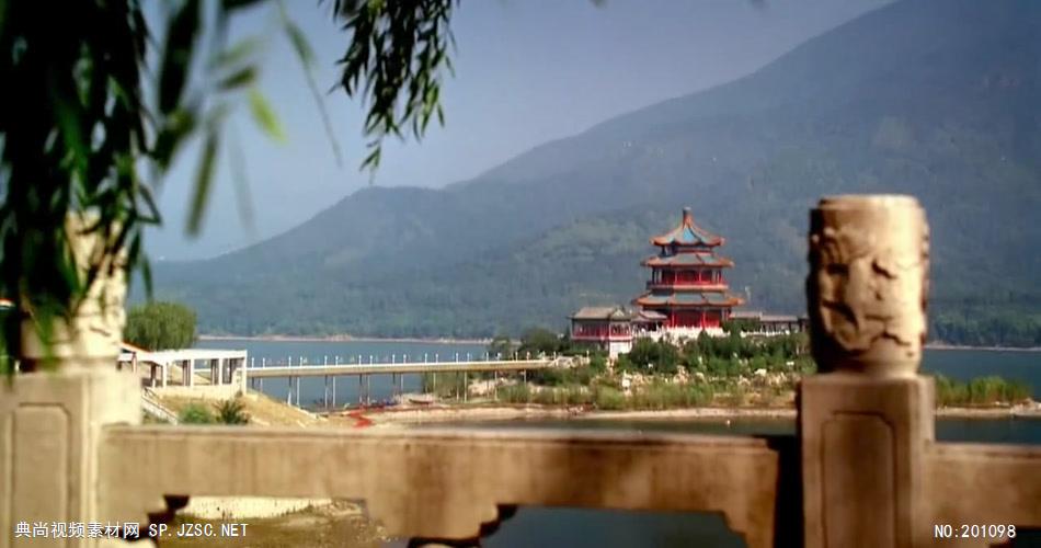 壮丽景观-游览区1中国名胜风景标志性景点高清视频素材