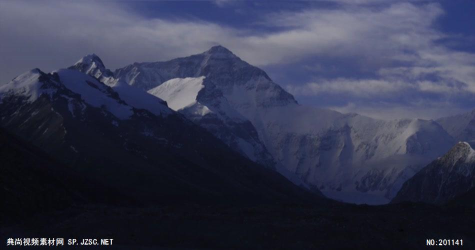 西藏雪山1中国名胜风景标志性景点高清视频素材