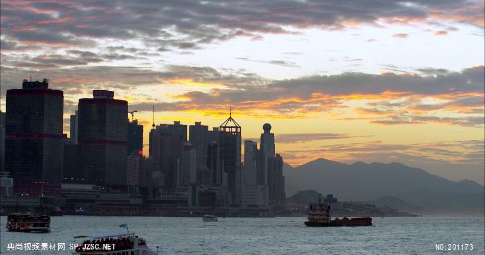 香港1中国名胜风景标志性景点高清视频素材
