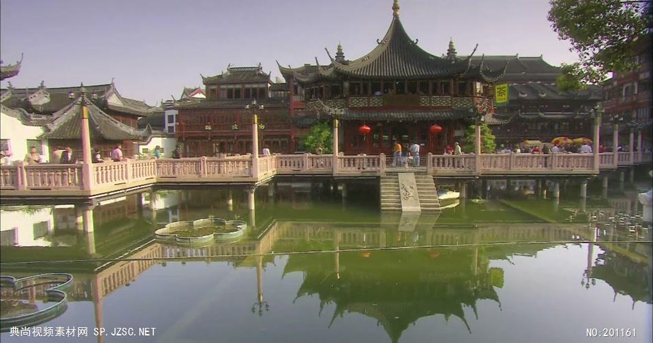 苏州园林景上海视频_batch中国名胜风景标志性景点高清视频素材