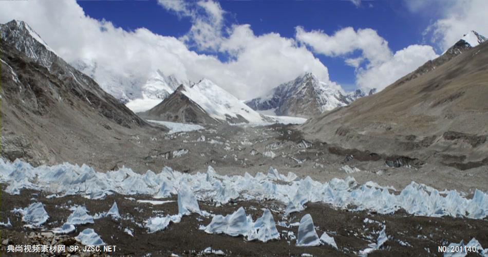 西藏雪山2中国名胜风景标志性景点高清视频素材