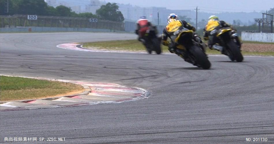 珠海国际赛车场+摩托车比赛+体育运动中国名胜风景标志性景点高清视频素材