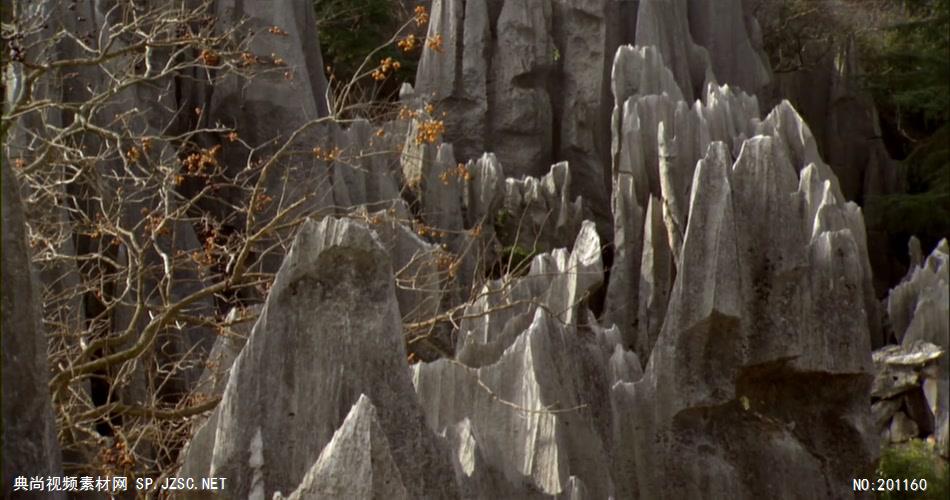 石林风光1_batch中国名胜风景标志性景点高清视频素材