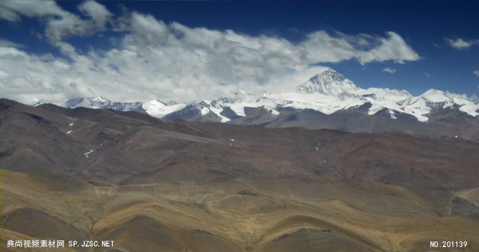 西藏雪山3中国名胜风景标志性景点高清视频素材