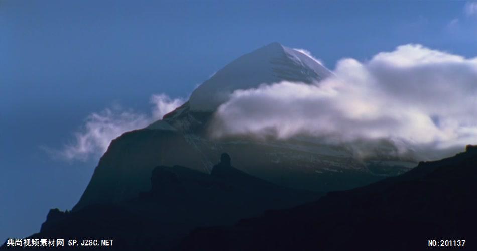 西藏雪山中国名胜风景标志性景点高清视频素材