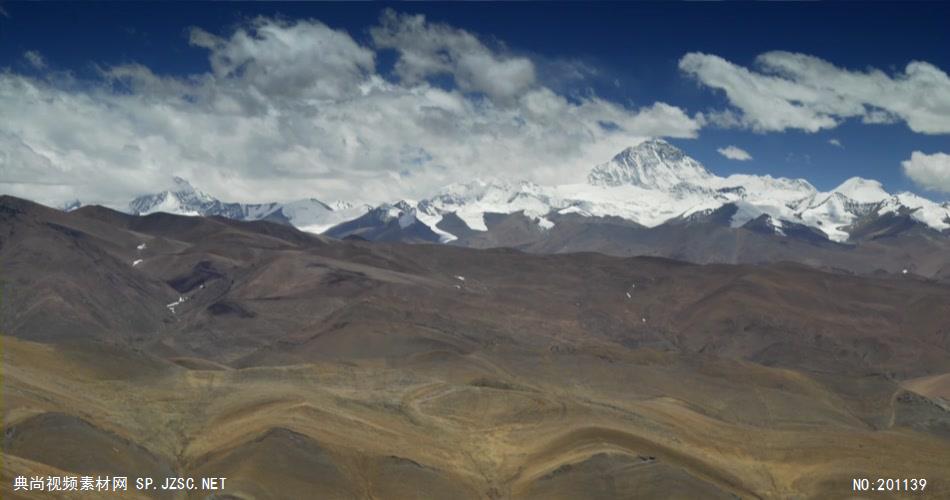 西藏雪山3中国名胜风景标志性景点高清视频素材