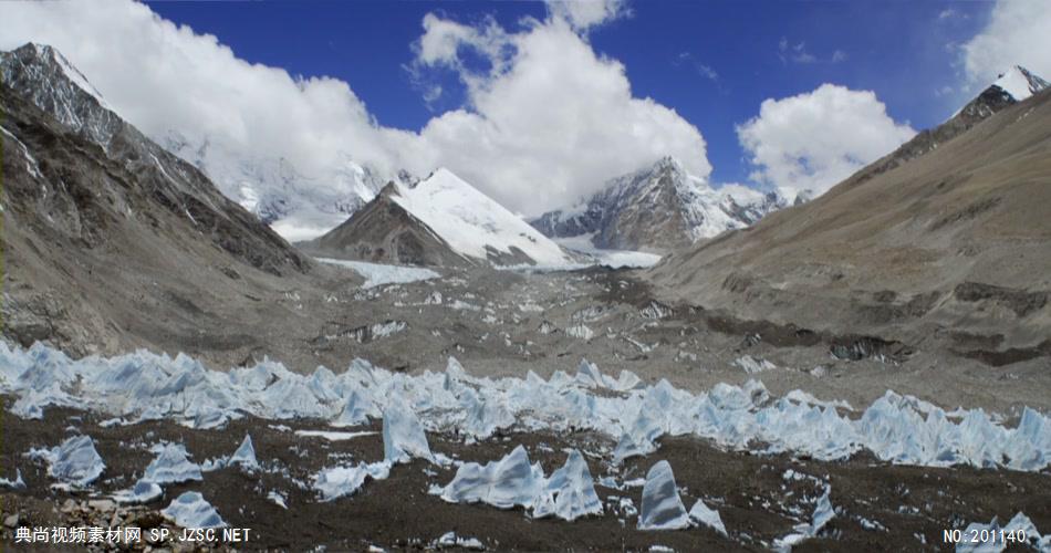 西藏雪山2中国名胜风景标志性景点高清视频素材