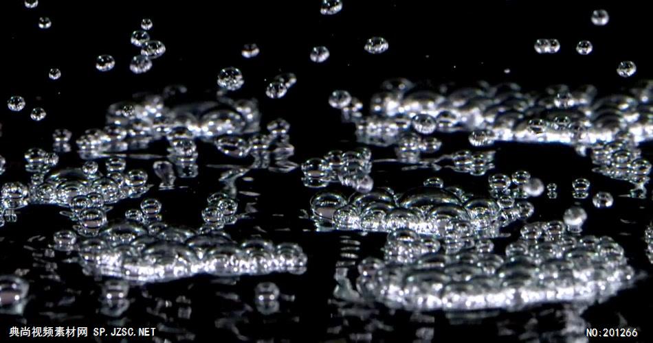 雨水滴流水水面水素材48